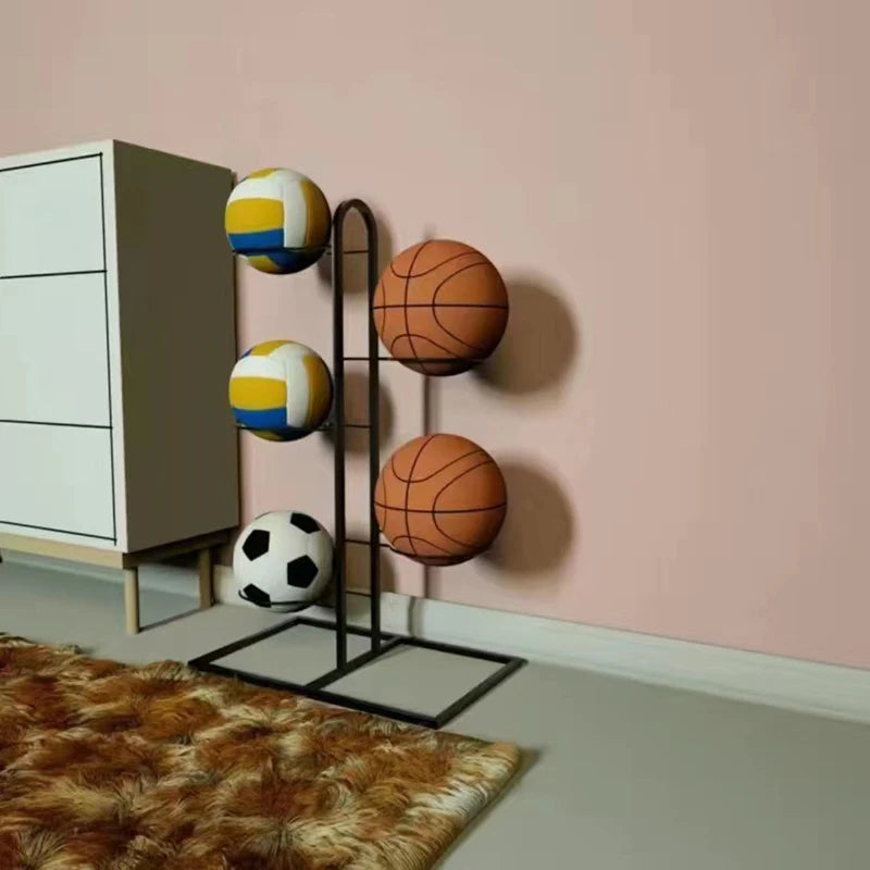 Basketball Storage Racks Balls Organizer Storage Frames Home Furnishings Living Room Bedroom Space Saving Supplies