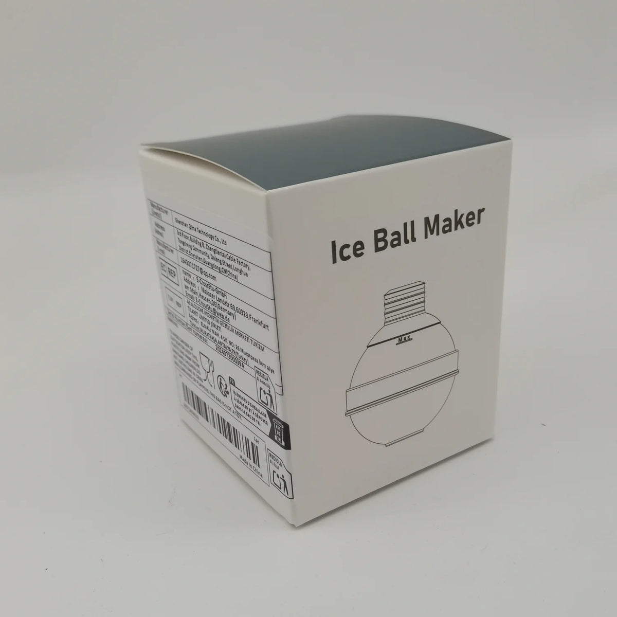 1/4Pack Silicone Ice Ball Maker 2.4Inch Whiskey Large Sphere Ice Mold with 2in1 Funnel Lid Cocktails Ice Cube Tool Kitchen Acces