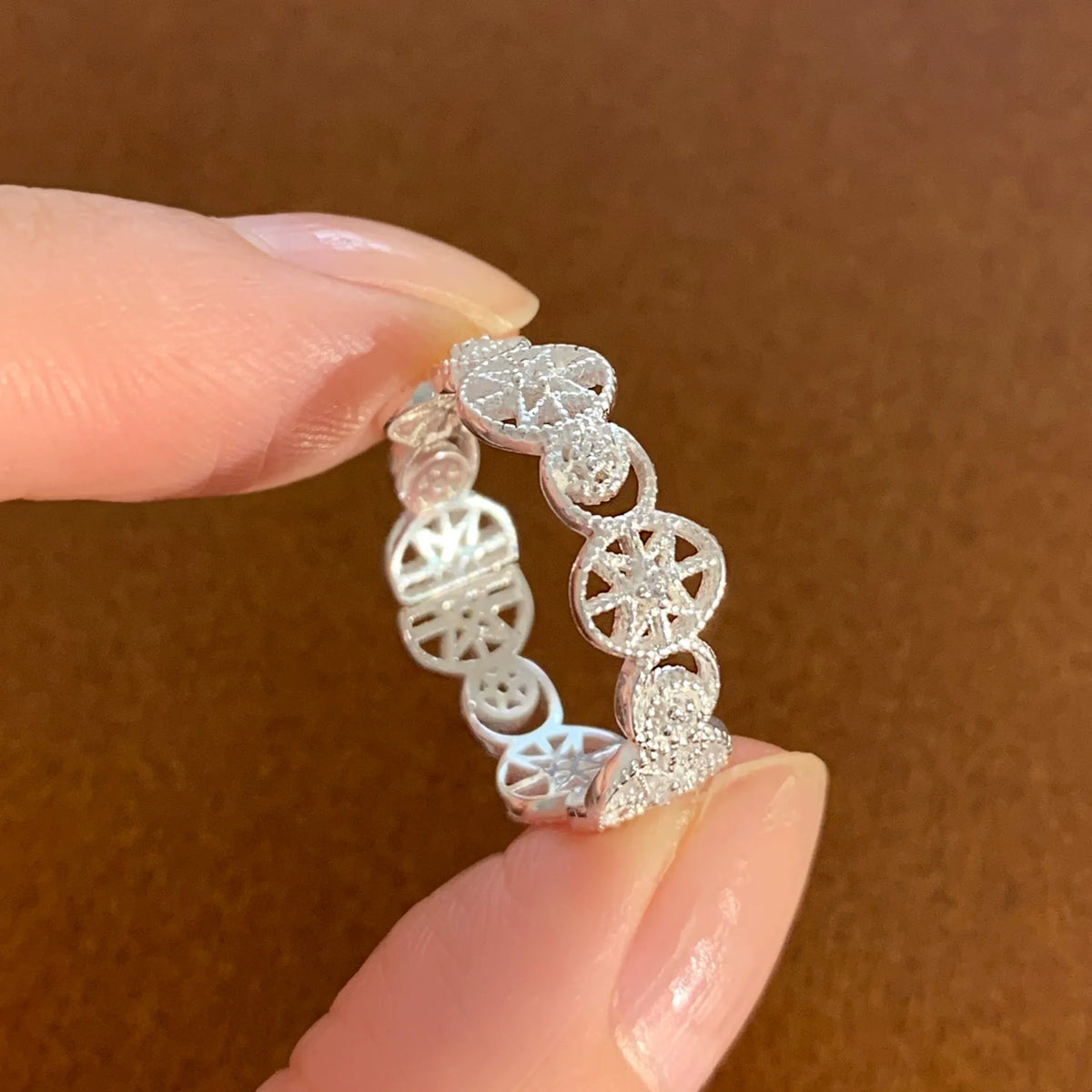 Sam Panda 925 Sterling Silver Rings For Women Men Fine Jewelry Finger Adjustable Open Wing Shape Ring For Party Birthday Gift