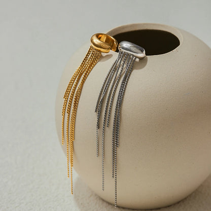 Long Tassel Drop Ear Clip – view 5