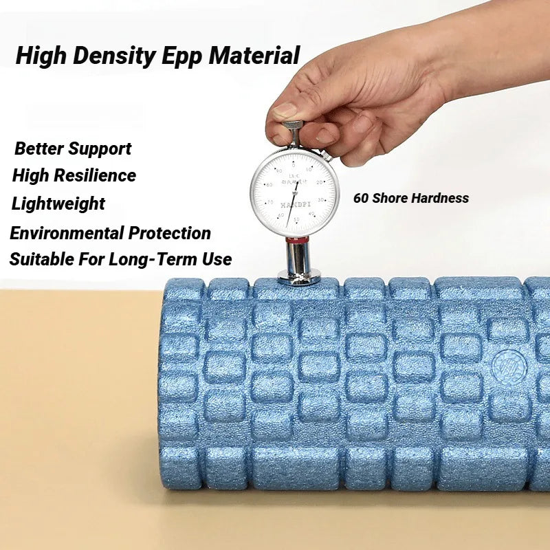 High-Density Solid Core For Muscle Recovery/Massage, Durable Fitness Tool 33Cm Foam Roller Yoga Massage