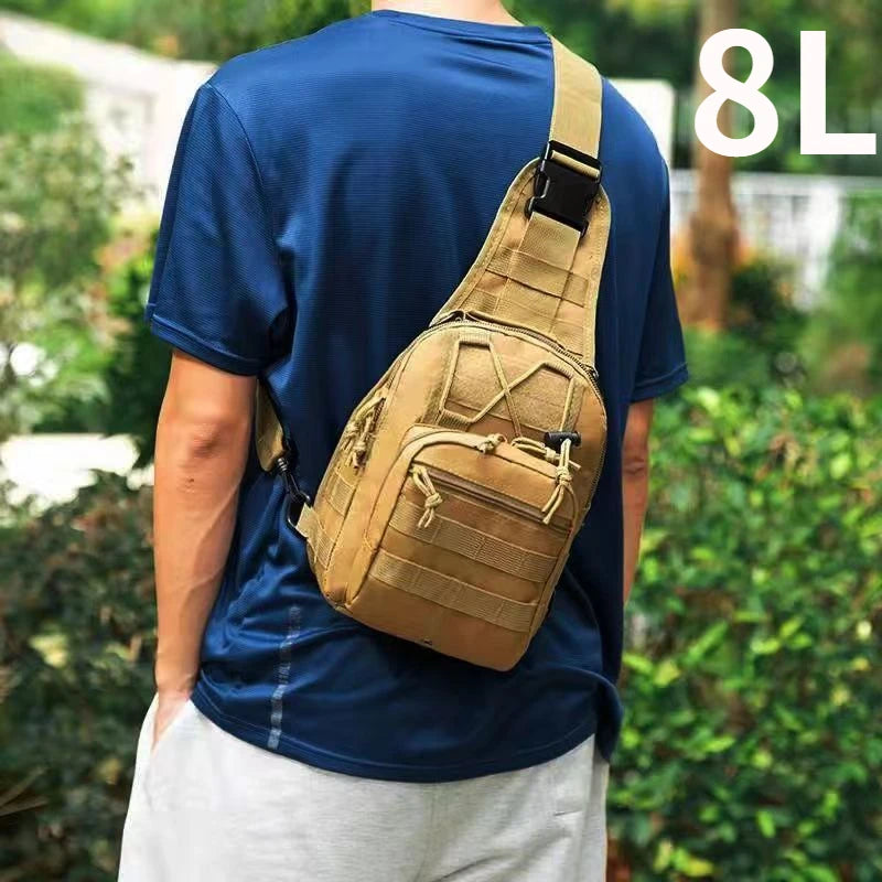 THURAM 8L/15L Outdoor Tactical Bag Backpack Sport Bag Pack Sling Shoulder Backpack Tactical Bag for Every Day Carry