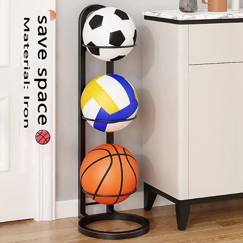 Basketball Storage Racks Balls Organizer Storage Frames Home Furnishings Living Room Bedroom Space Saving Supplies