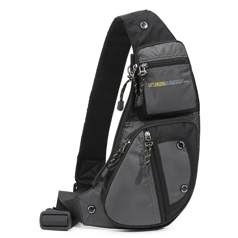 2026 New Oxford Cloth Men's Crossbody Bag Casual Single Shoulder Bag Fashion Street Style Backpack Leisure Chest Bag for Men