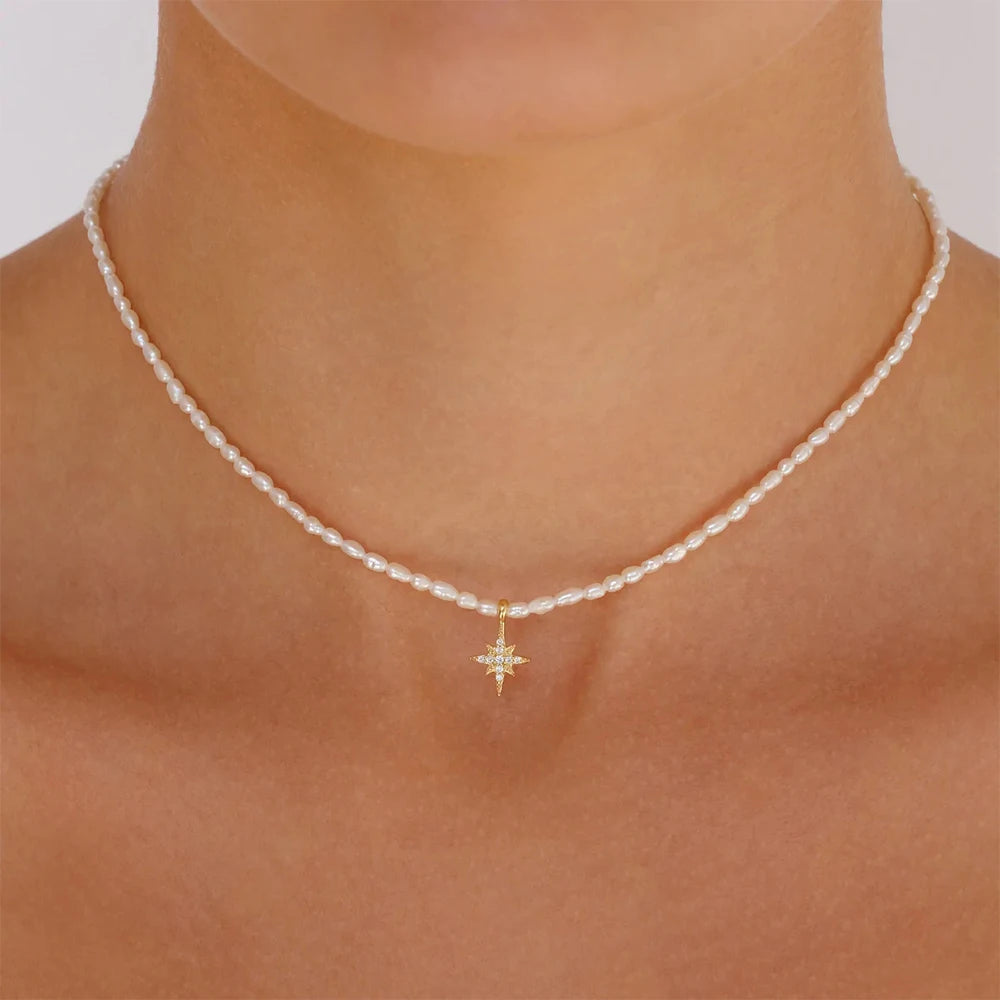 CANNER New 925 Sterling Silver Mini Zircon Pendant Necklaces Chain For Women Necklace Chains Fine Jewelry Gift Collares подвеска