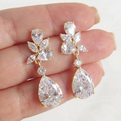 Crystal CZ Drop Earrings – view 6