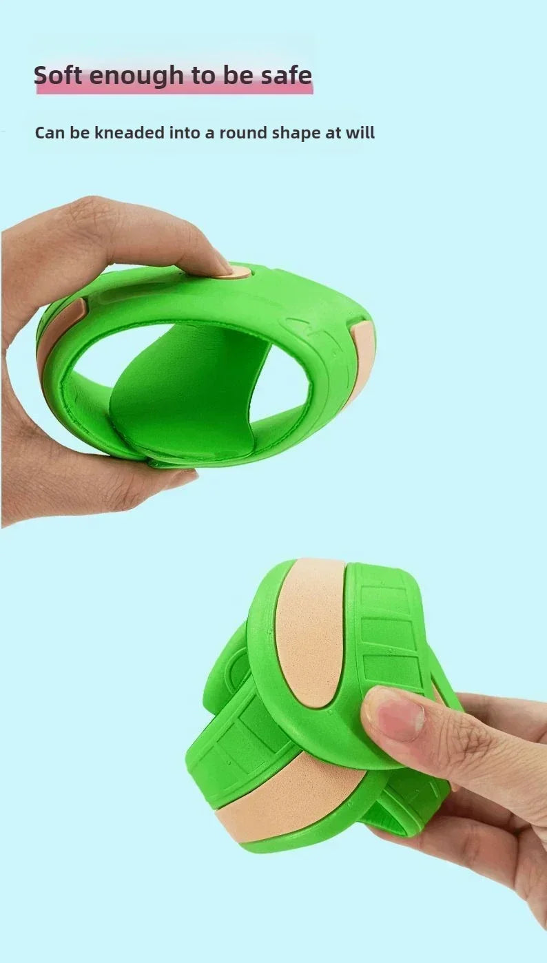 Children Soft Boomerang Toy Three-leaf Cross Outdoor Flying Disc Games Adult-kids Interactive Sports Toys for Decompression Gift