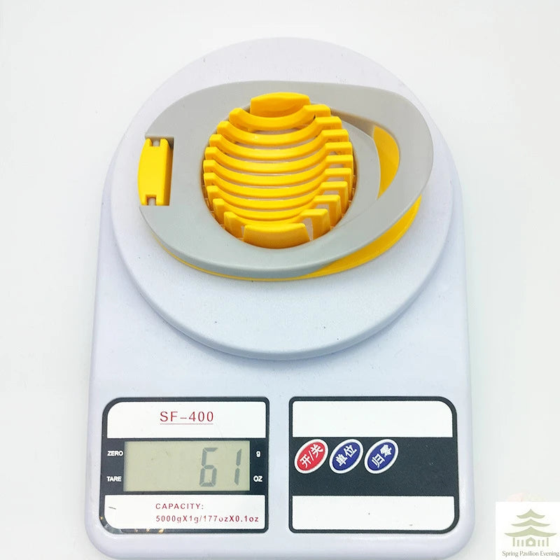 1pc Stainless Steel Multi-purpose Egg Cutter Light and Convenient Creative Egg Slicer Egg Divider Kitchen Accessory