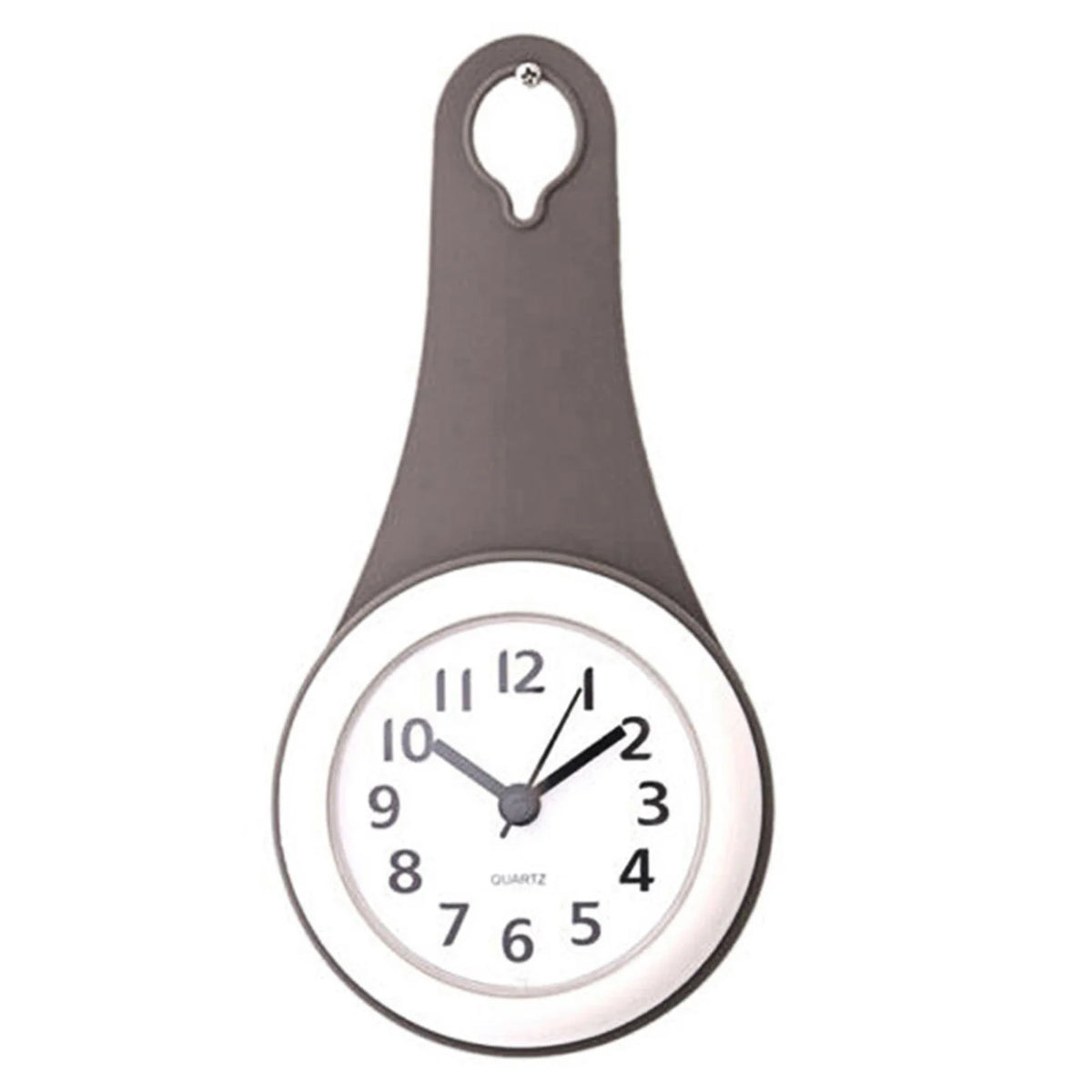 Kitchen Bathroom Wall Clock Multipurpose Water Resistant Hanging Clock for Family Friend Neighbor Gift