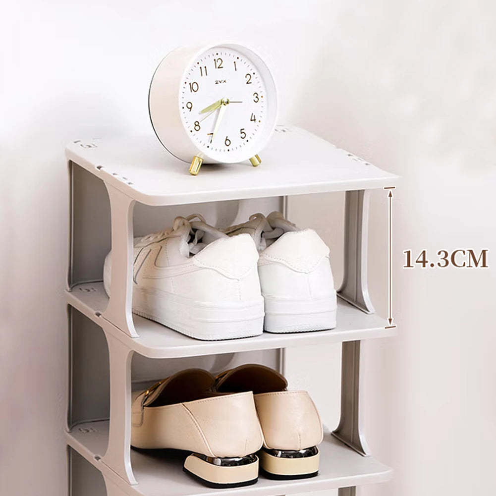 【Breeins】4/6-Tier Stackable Shoes Rack For Entryway Shoes Storage Organizer Shelf Home Decoration