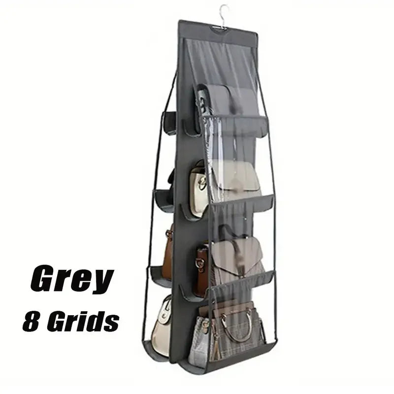 1 PC Saving Bag Organizer, Multi-Layer Hanging Handbag, Wardrobe, Wallet Organizer, Bag Storage Rack