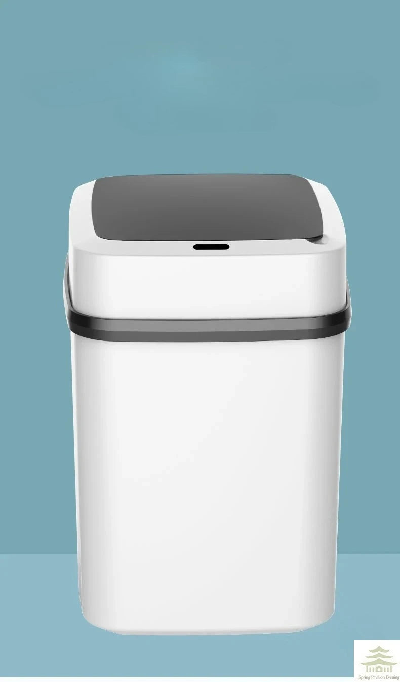Kitchen Trash Bin 13L Bathroom Touch Trash Can In The Toilet Smart Garbage Bucket Waste Bins Dustbin Smart Trash Can Kitchen