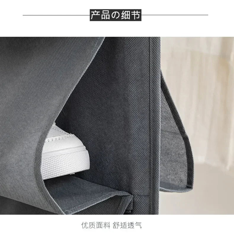 Shoe Storage Hanging Bag 12 Compartments Shoe Storage Hanging Bag Home Wardrobe Non-woven Multi-layer Storage Storage Shoe Bag