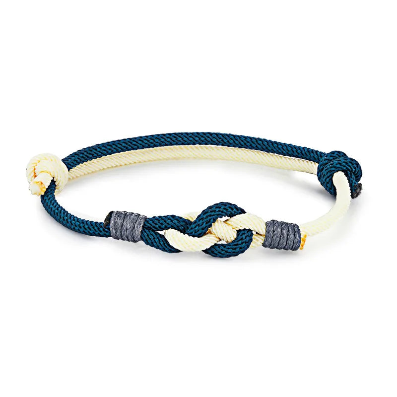 MKENDN Lucky Men Women Sauvignon Blanc knot Rope Bracelet For Lovers Distance Couple Bracelet Minimalist Yoga Meditation Gifts