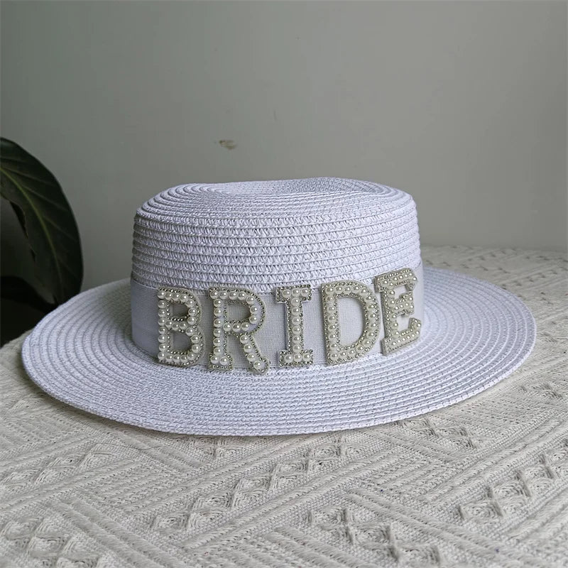 Bridal Malan Flower Style Cowboy Hat All Kinds of Hats for All Seasons Summer Beach Hat Elegant Cowboy Hat Pearl Accessories
