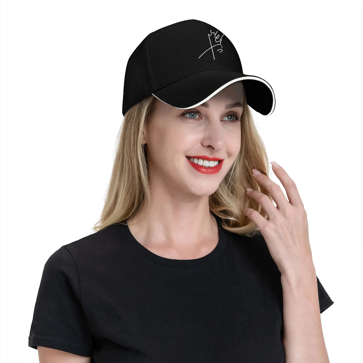 Y2K Mohammad Reza Pahlavi's signature Iran Running Baseball Caps Male  Personalized Peaked Cap Woman Pool Party Sunscreen Hat