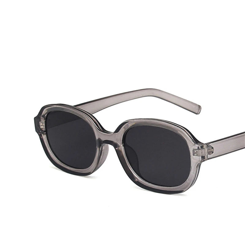 Oval Concave Vintage Sunglasses Women Fashion Design Retro Brand Sun Glasses Female Hip Hop Vintage Round Designer Oculos De Sol