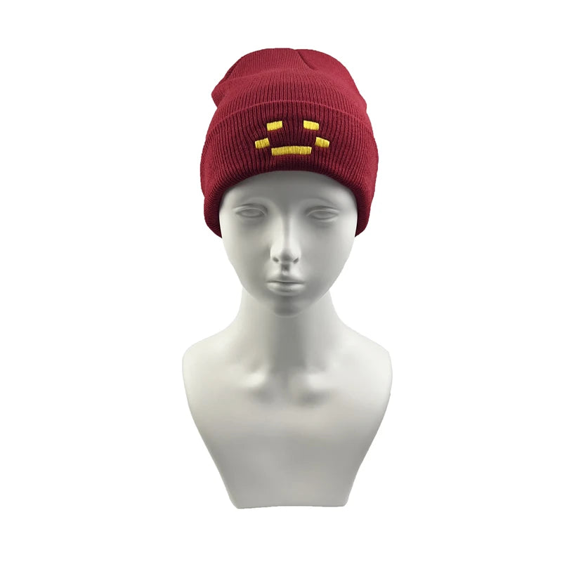 Autumn Winter Women Men Embroidery Knitted Hat Quackity Warm Beanies Hats It Makes You Look Cool