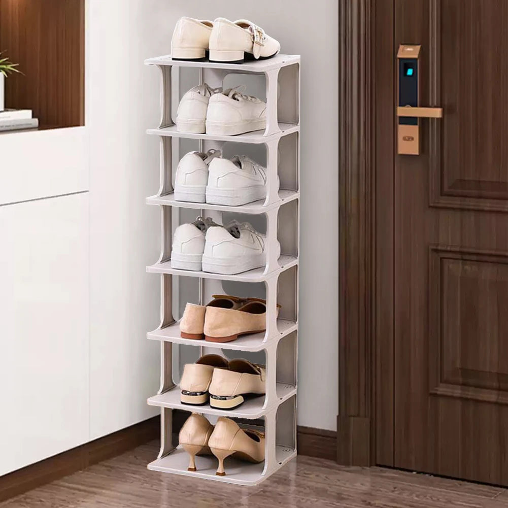 【Breeins】4/6-Tier Stackable Shoes Rack For Entryway Shoes Storage Organizer Shelf Home Decoration