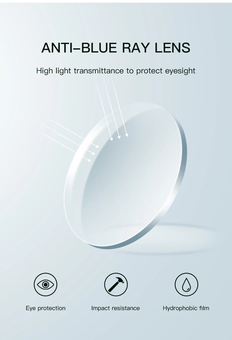 VICKY Metal Myopia Prescription Glasses Hyperopia Reading Glasses Women Anti Blue Light Computer  Glasses Optical Glasses Frame