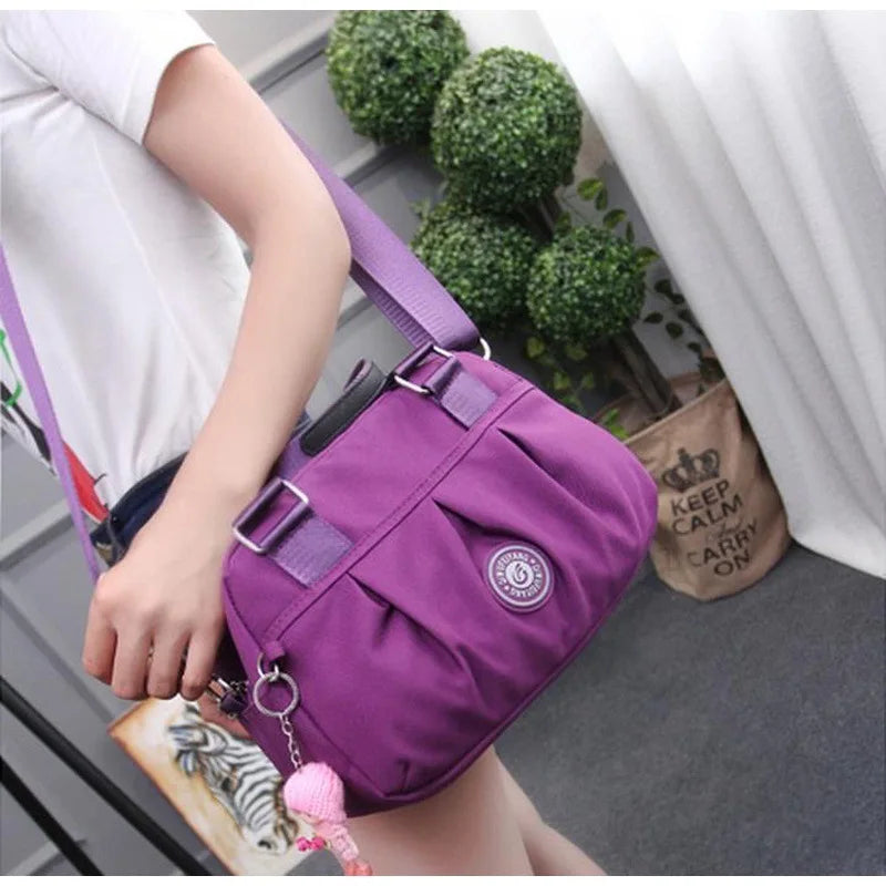 New style trendy nylon oxford cloth bag casual one-shoulder slant straddle women's small bag crossbody bag