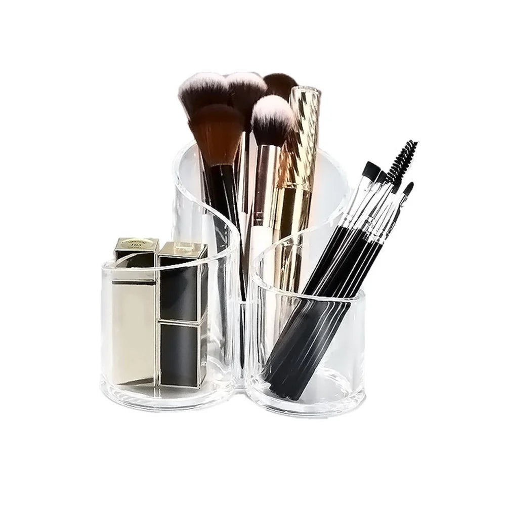 Transparent lipstick Cosmetic Makeup Acrylic Makeup Brush Tool Storage Box Case Make-up Brush Holder Table Organizer Makeup Tool