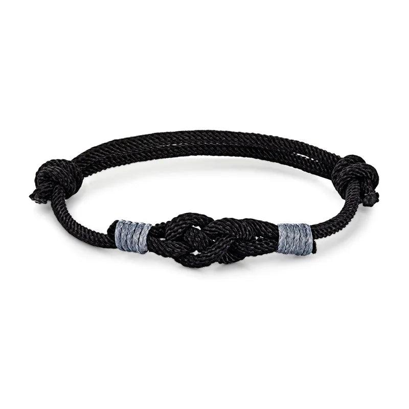 MKENDN Lucky Men Women Sauvignon Blanc knot Rope Bracelet For Lovers Distance Couple Bracelet Minimalist Yoga Meditation Gifts