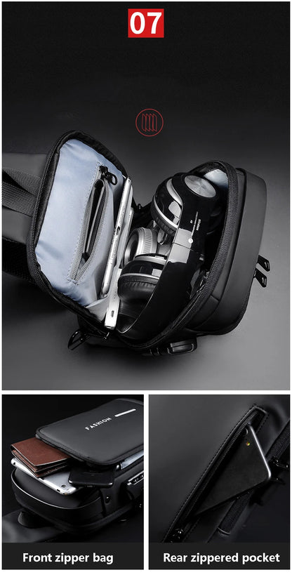 Anti-Theft USB Sling Bag – view 20