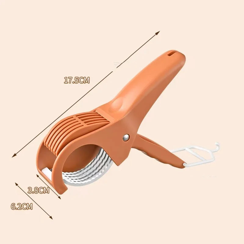 HUIDASHUN New Kitchen Stainless Steel Fruit and Vegetable Slicer Multifunctional Vegetable Salad Fruit Slicer