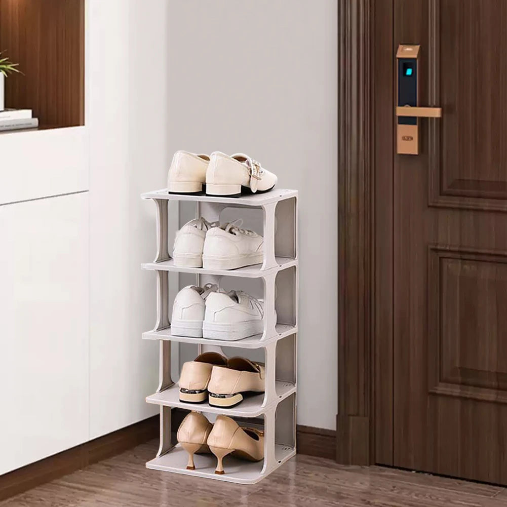 【Breeins】4/6-Tier Stackable Shoes Rack For Entryway Shoes Storage Organizer Shelf Home Decoration