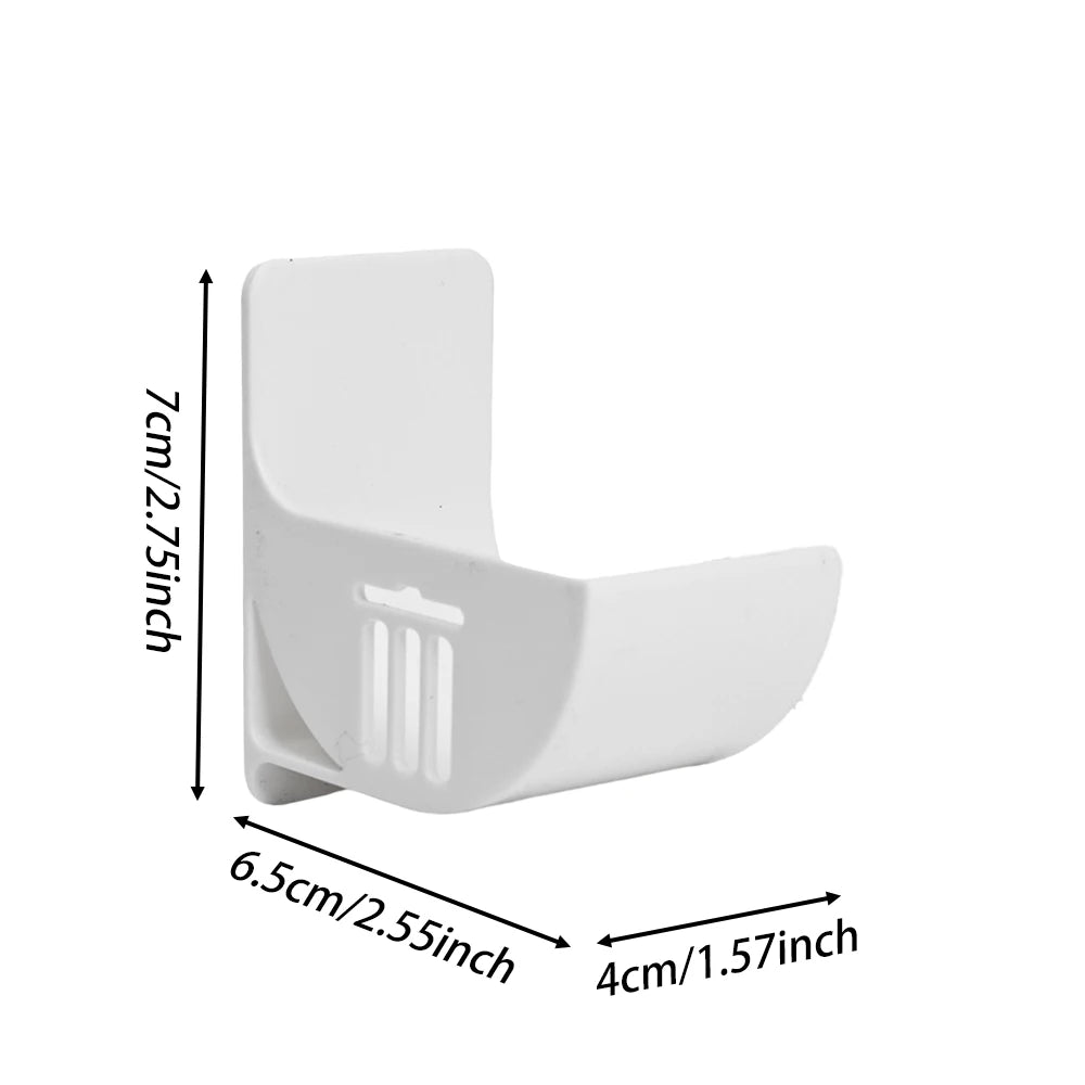 Wall Mounted Trash Bag Holder Plastic Waste Bag Dispenser Rack Self-adhesive Storage Shelf Holder For Kitchen Bathroom Organizer