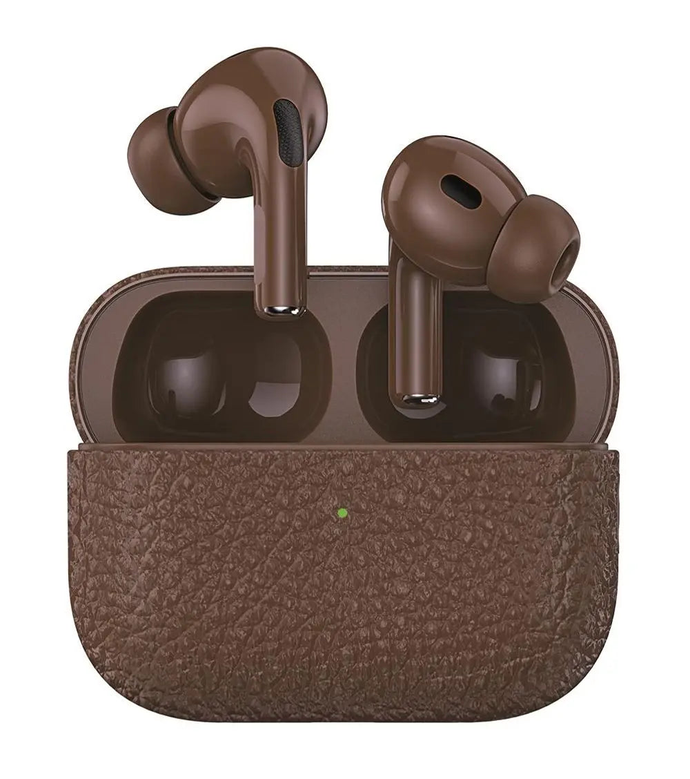 WYEWAVE Premium High Quality Wireless Earbuds With ANC - Brown - Image #1