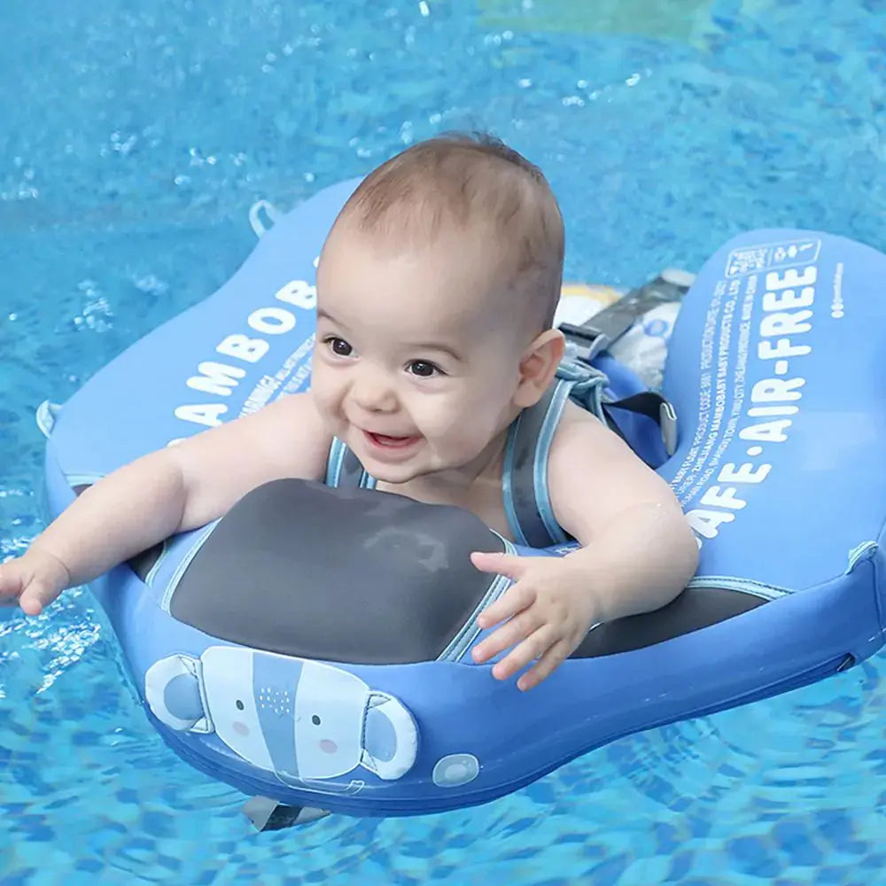 Mambobaby Non-Inflatable Baby Swim Ring - Image #1