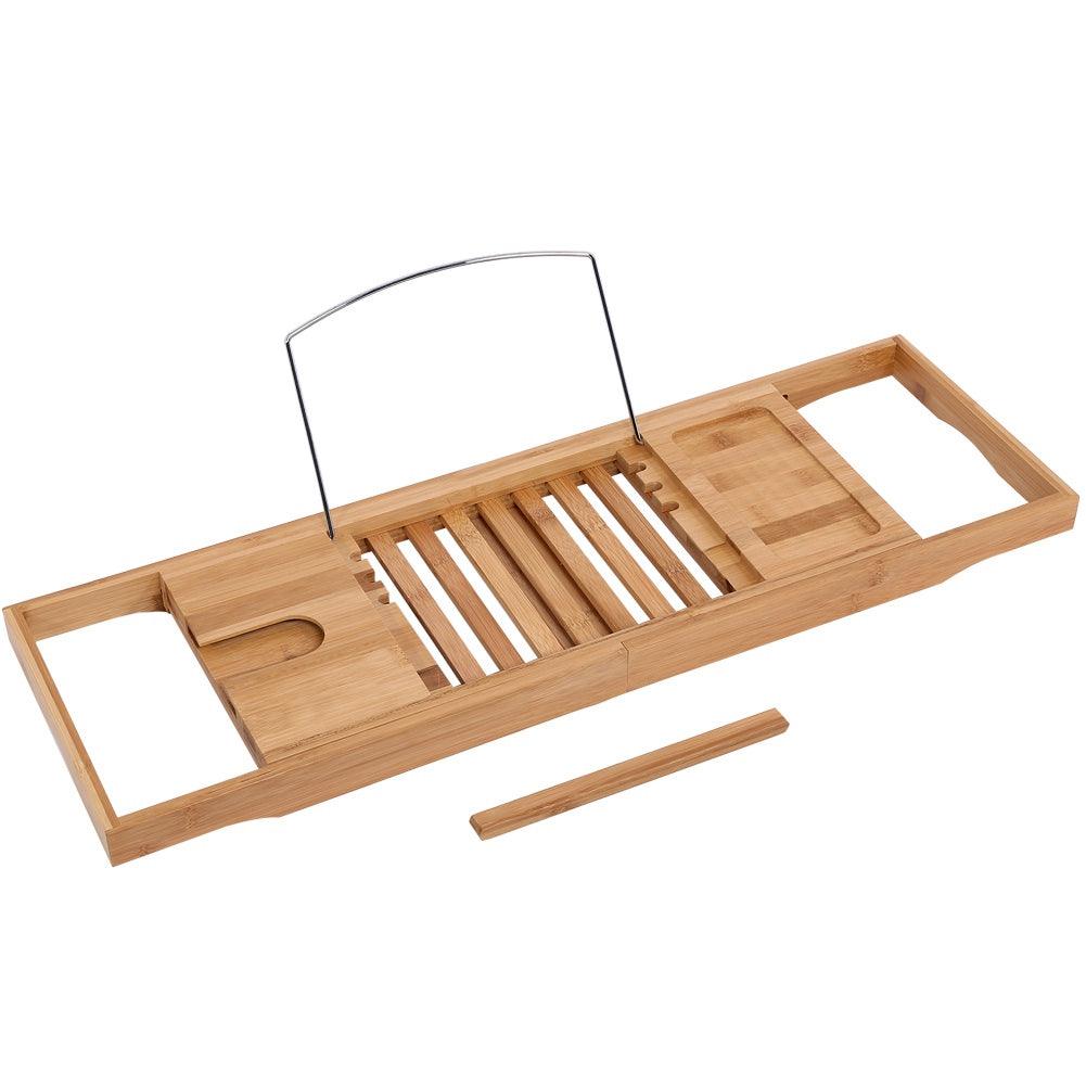 Bamboo Bathtub Rack Shelf Appliance  Lastricks.