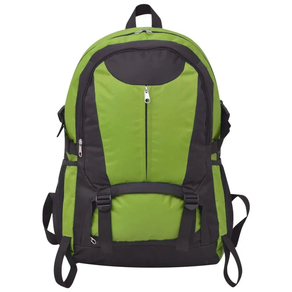 vidaXL Hiking Backpack 40 L Black and Green - Image #5