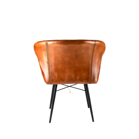 81CM LEATHER DINING CHAIR - Image #1