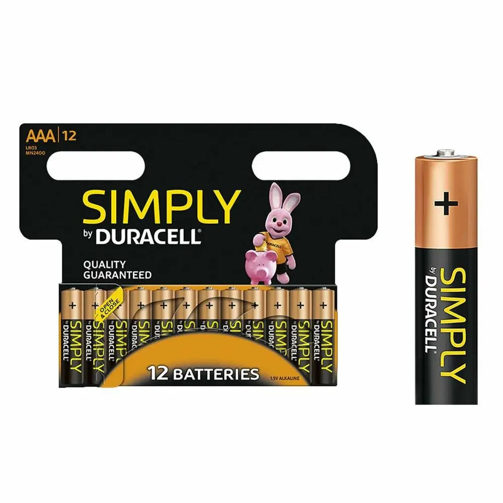 Duracell Simply AAA Non Rechargeable Batteries, 12 Pack - Image #3