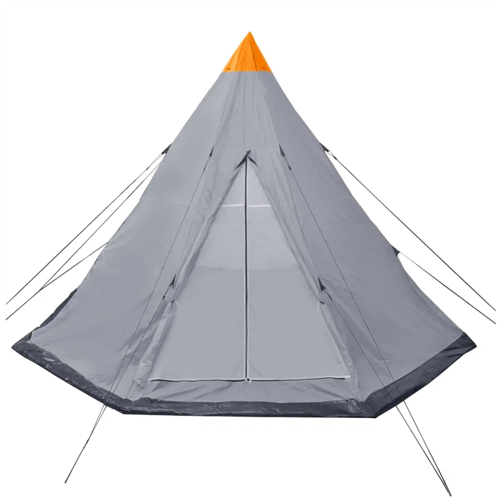 vidaXL 4-person Tent Grey - Image #2