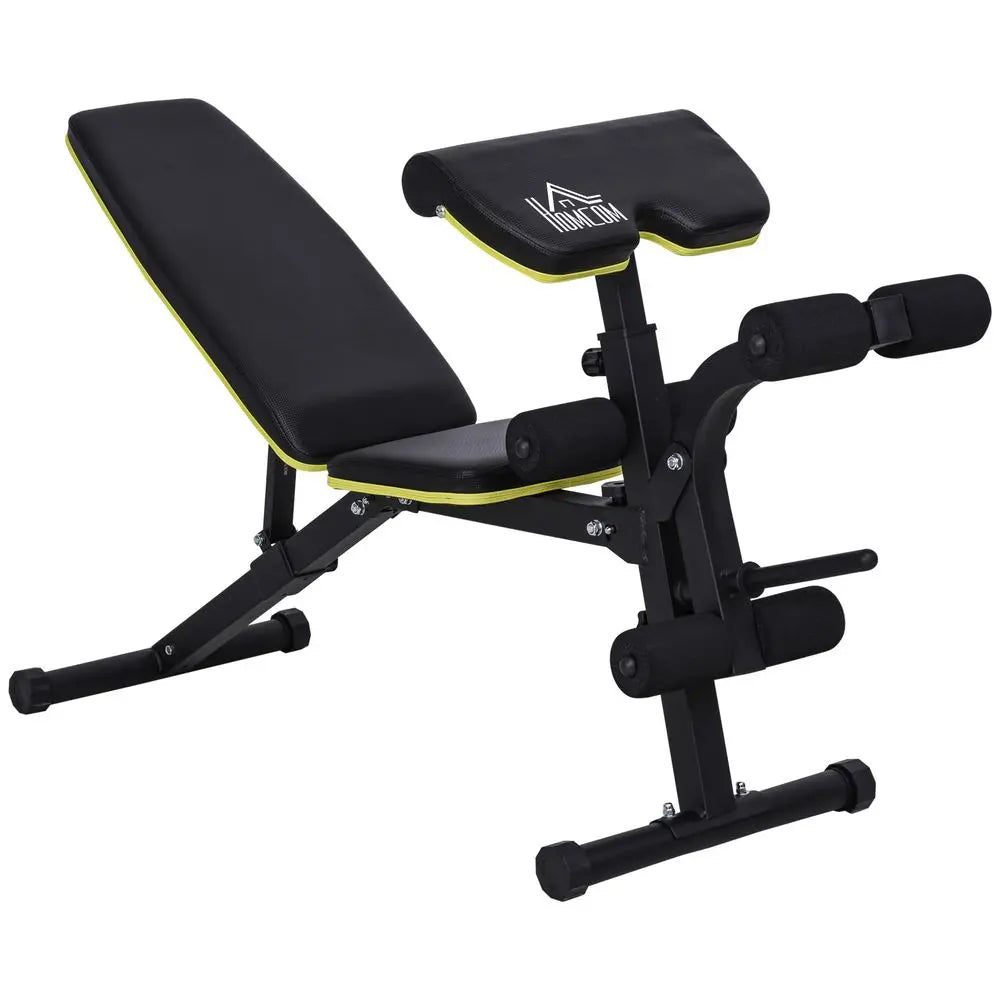 Multi-Functional Sit-Up Dumbbell Weight Bench w/ Adjustable Height for Home Gym - Image #1