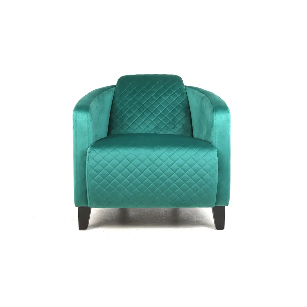 86CM SEAGRASS COLOUR VELVET ARMCHAIR - Image #2