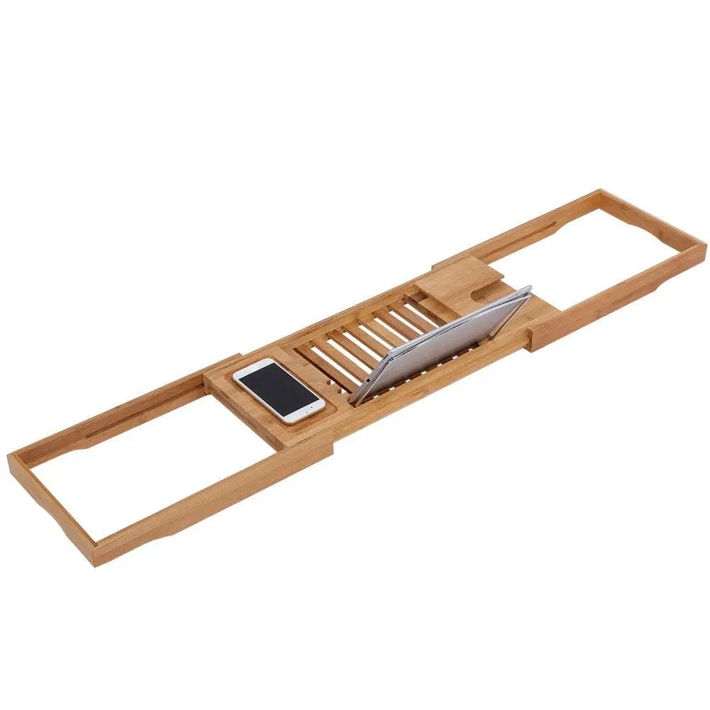 Bamboo Bathtub Rack Shelf Appliance  Lastricks.