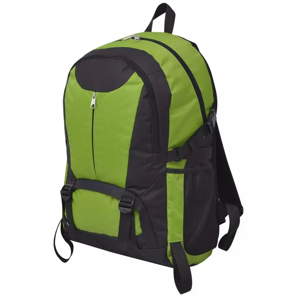 vidaXL Hiking Backpack 40 L Black and Green - Image #6