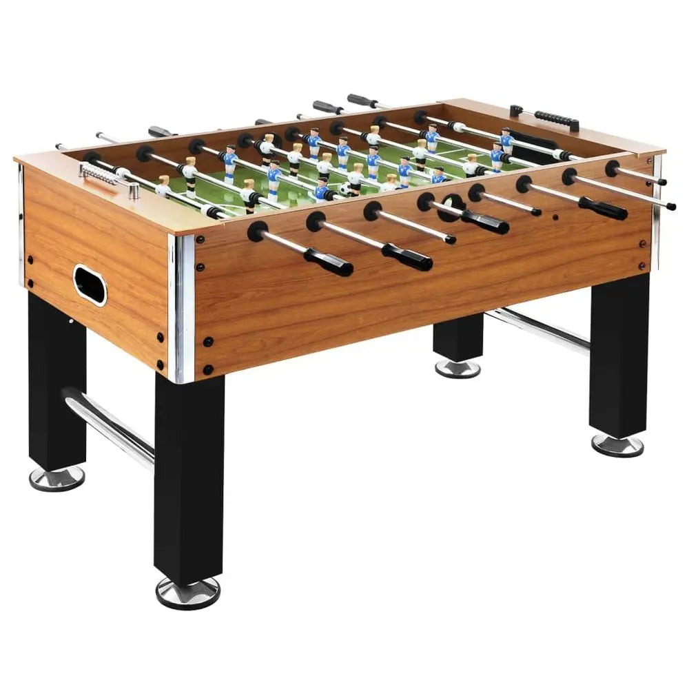 vidaXL Football Table Steel 60 kg 140x74.5x87.5 cm White - Image #9