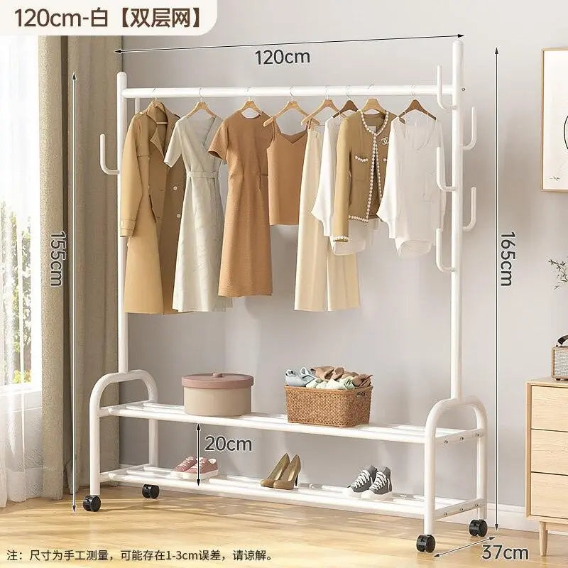 (DUTRIEUX) Wheels Clothes Organizer Rack Appliance  Lastricks.