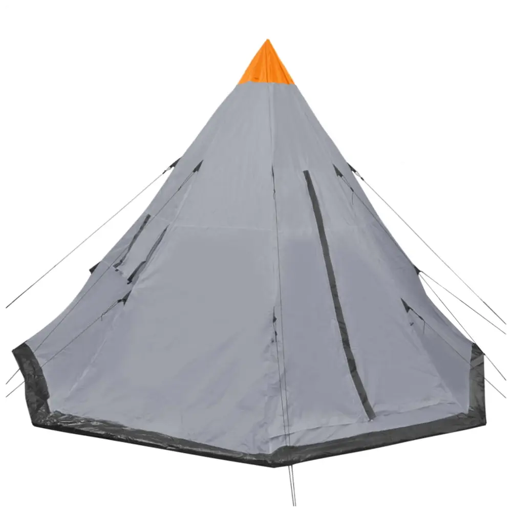 vidaXL 4-person Tent Grey - Image #3