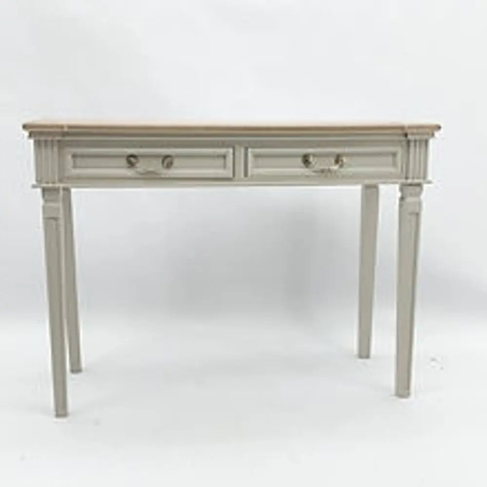 90CM WOODEN 2 DRAWER HALLTABLE - Image #1