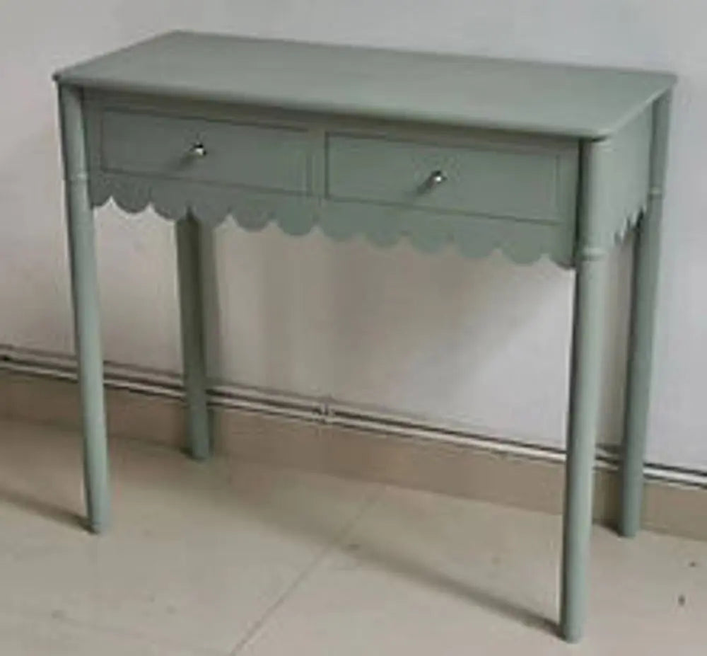 90CM 2 DRAWER SIDE TABLE - Image #1