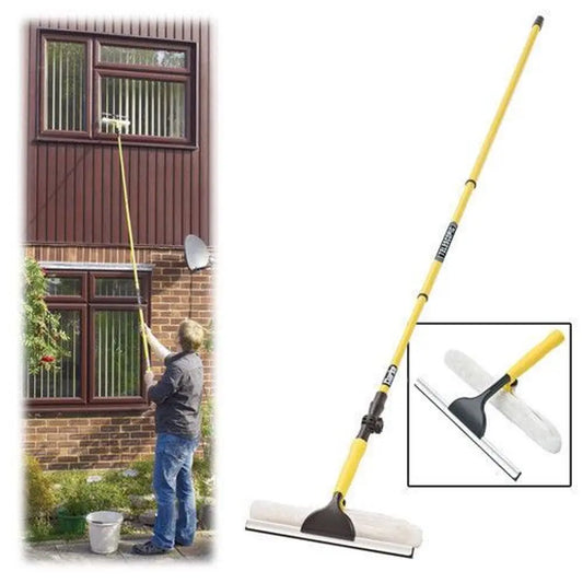 3.5M Telescopic WINDOW Cleaner - Yellow - Image #1