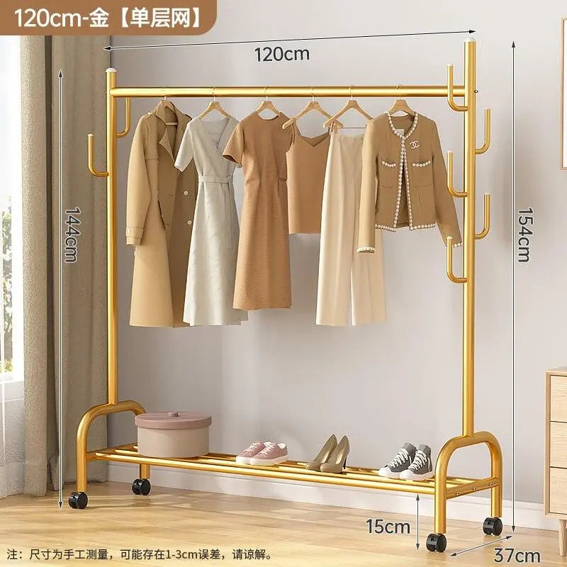 (DUTRIEUX) Wheels Clothes Organizer Rack Appliance  Lastricks.