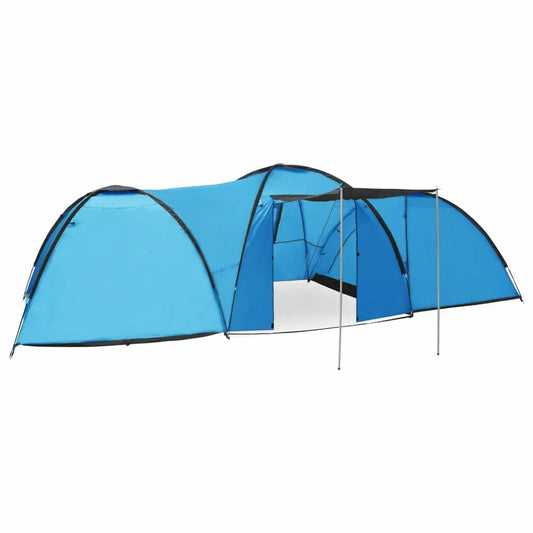 vidaXL Camping Igloo Tent 650x240x190 cm 8 Person Blue - Image #1